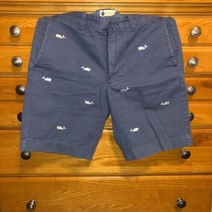 J. Crew new 9” Gramercy in blue white whale